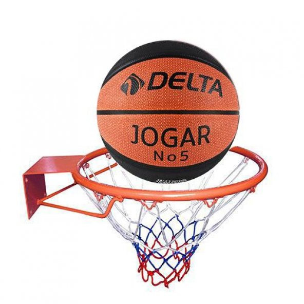 Delta Basketbol Çemberi No5 Jogar Basketbol Topu Basketbol Filesi Üçlü Set