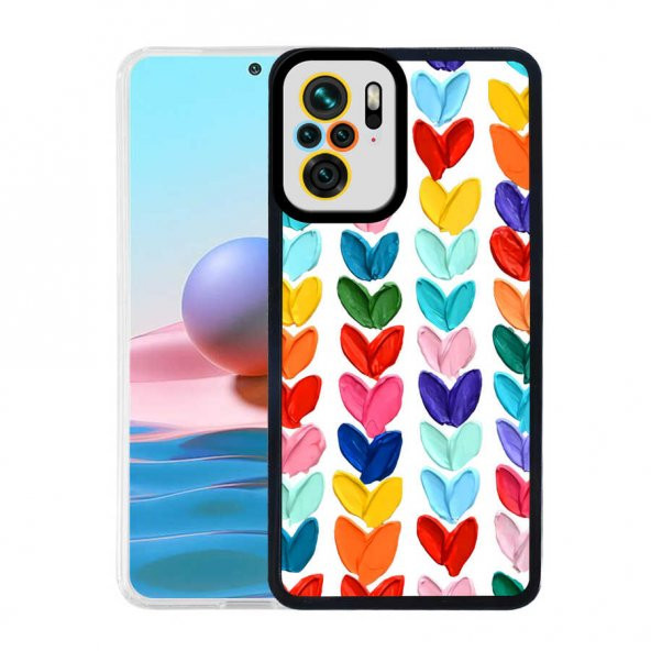 Xiaomi Redmi Note 10 Kılıf Zore M-Fit Desenli Kılıf - 5