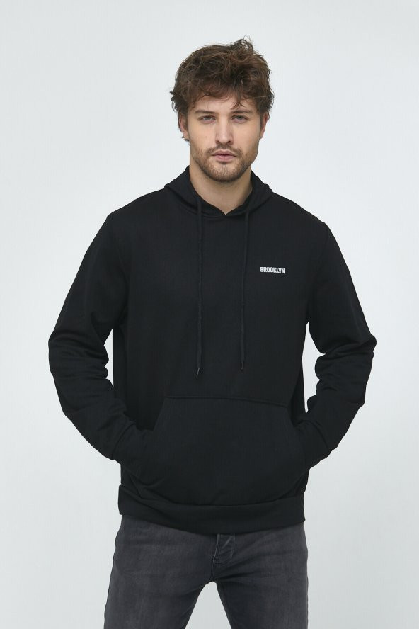 spr22sw61 Kapş.Kanguru Cepli Sweatshırt - 2