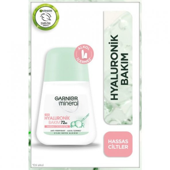 Garnier Mineral Hyaluronik Bakım Roll-On 50 Ml