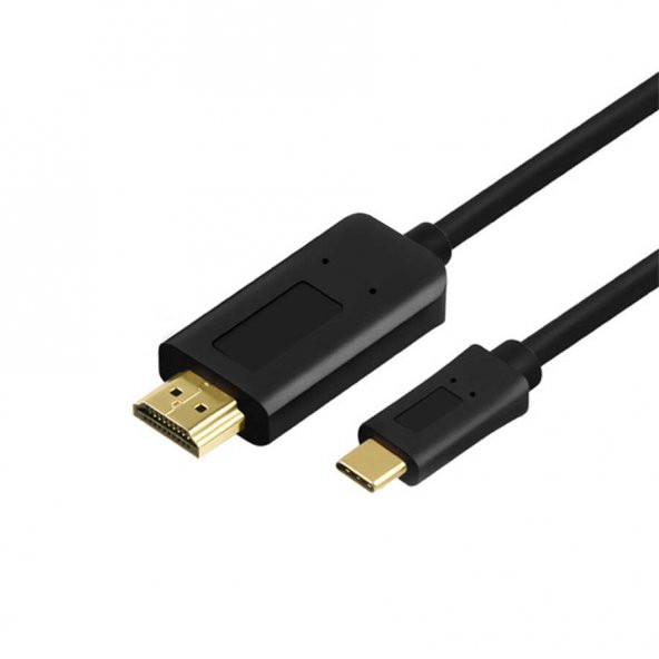 Qgeem QG-UA11 Type-C To HDMI Adaptör Kablo 1.2M HDCP & 4K Görüntü
