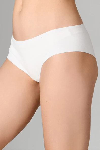 Ekru Comfort  İz Yapmaz Hipster Külot