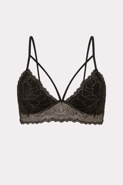 Siyah Tamara Bralet - Resim 4