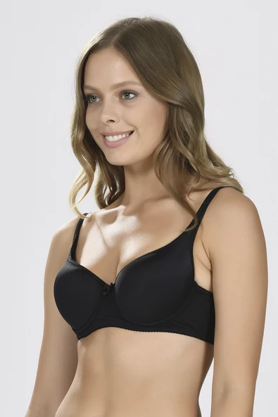 Siyah Basic Sütyen - Resim 2