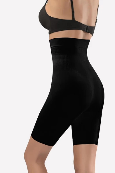 Siyah Lohusa Seamless Korse