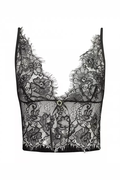 Siyah Dantelli Saten Şortlu Sabahlık Takımı - Resim 4