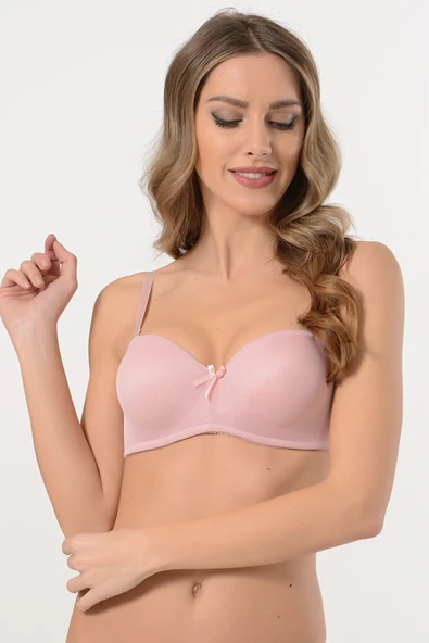 Pudra Desteksiz Straplez Sütyen - Resim 2