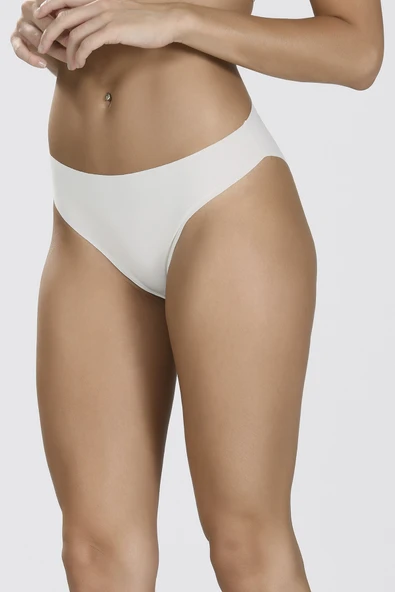 Ekru Görünmez İz Yapmaz Seamless Külot - Resim 2