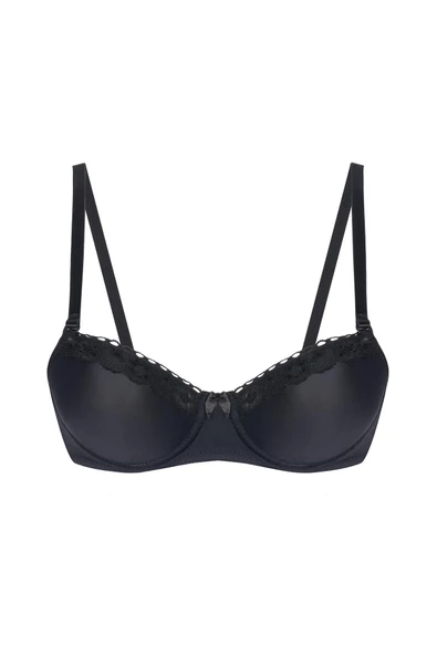 Siyah Hafif Destekli Sütyen ürün görseli 1