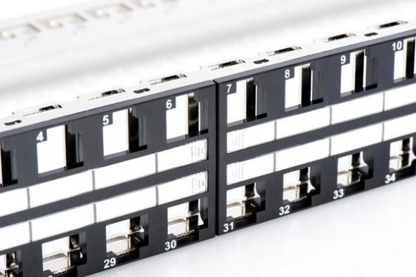 DIGITUS DN-91424  48Lİ BOŞ PATCH PANEL,1U,SİYAH - 2