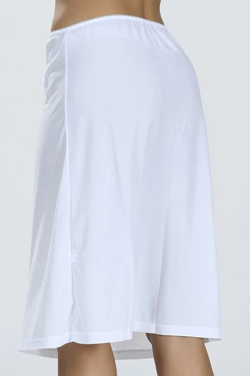 Beyaz Uzun Diz Altı Jüpon - 2