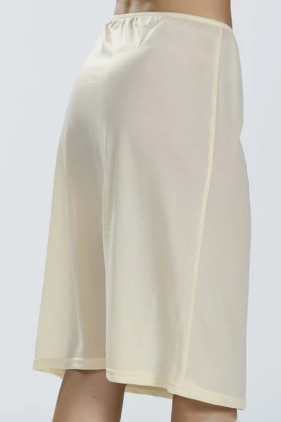 Ten Rengi Uzun Diz Altı Jüpon - Resim 2