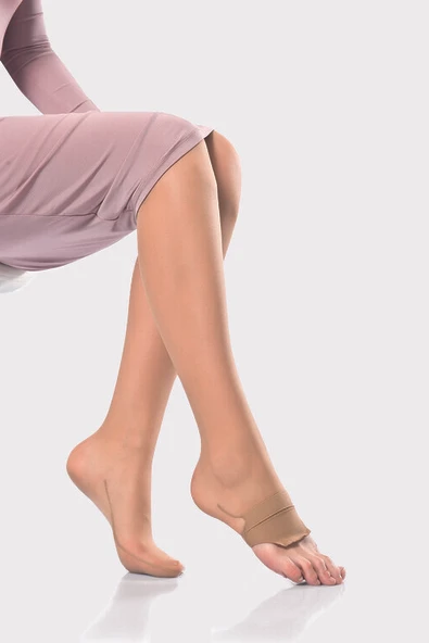 Ten Rengi Külotlu Abdest Çorabı ürün görseli 1