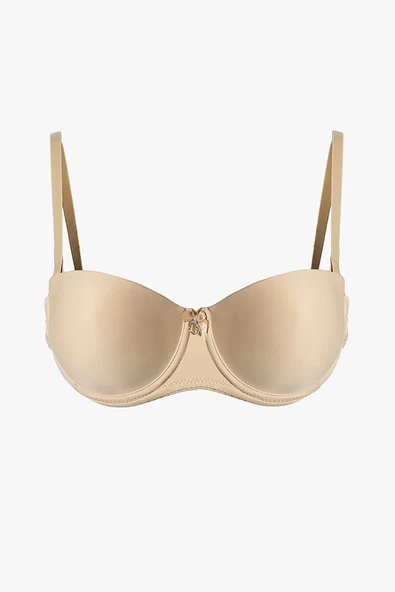 Ten Rengi Sırtı Şeffaf Sütyen - Resim 4