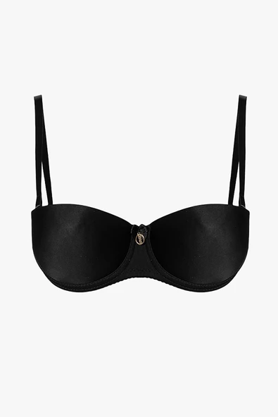 Siyah Sırtı Şeffaf Sütyen - Resim 3