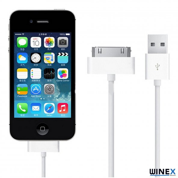 Winex İphone 3 / 4 / 4S Data ve Şarj Kablosu - 4