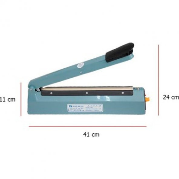 30 CM DEMİR GÖVDE POŞET AĞZI YAPIŞTIRMA KAPAMA MAKİNESİ-YEDEK RESİSTANS HEDİYELİ-2 YIL GARANTİLİ - 3