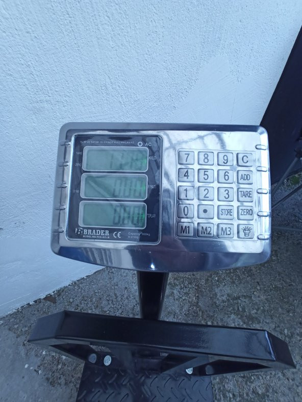 300 Kg-50x40 cm-1.kalite Terazi-Bariyerli-Şarjlı-Katlanır Kantar-2 Yıl Garantili - 6