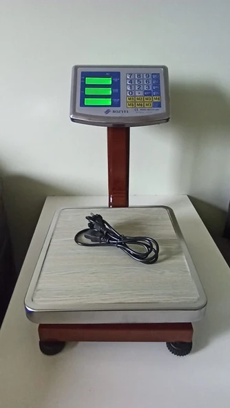 100 KG TERAZİ-FİYAT HESAPLI TARTI-UZUN ŞARJ SÜRESİ-FİYAT HESAPLAMALI-2 YIL GARANTİLİ - 4