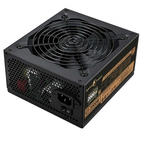 GAMETECH 2000WATT 90 PLUS GOLD 14CM FANLI BTC POWER SUPPLY