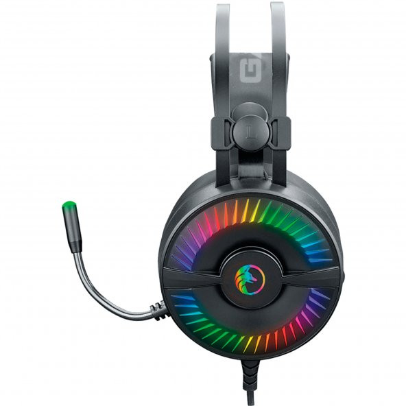 Gametech Vol-i 7.1 Surround Rainbow Aydınlatmalı Oyuncu Kulaklığı - 2