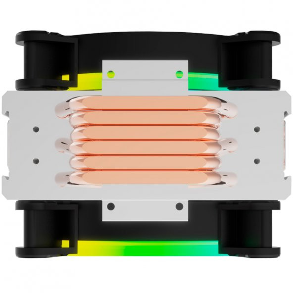 Gametech Hd6.2 Pro Cpu Soğutucu 2X12 Cm Led Fan Intel Amd 2011 - 8