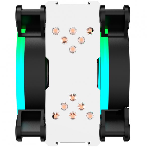 Gametech Hd6.2 Pro Cpu Soğutucu 2X12 Cm Led Fan Intel Amd 2011 - 9