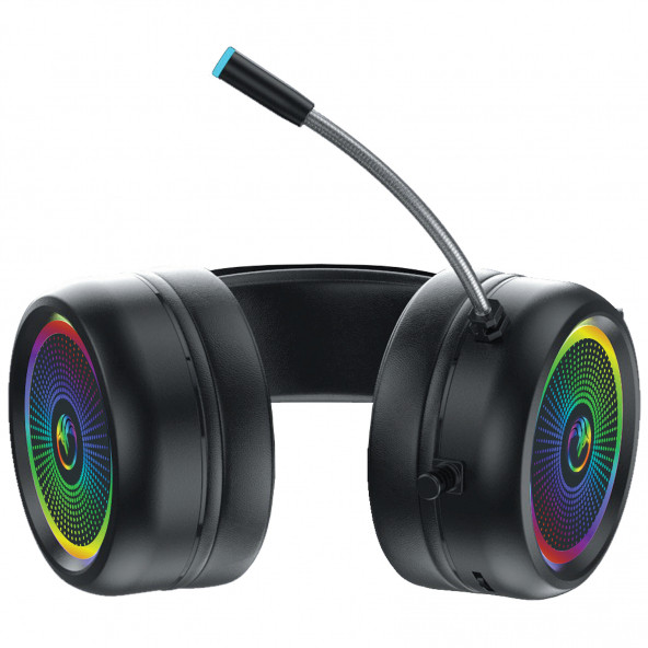 Gametech Feel 7.1 Surround Rainbow Aydınlatmalı Oyuncu Kulaklığı - 4