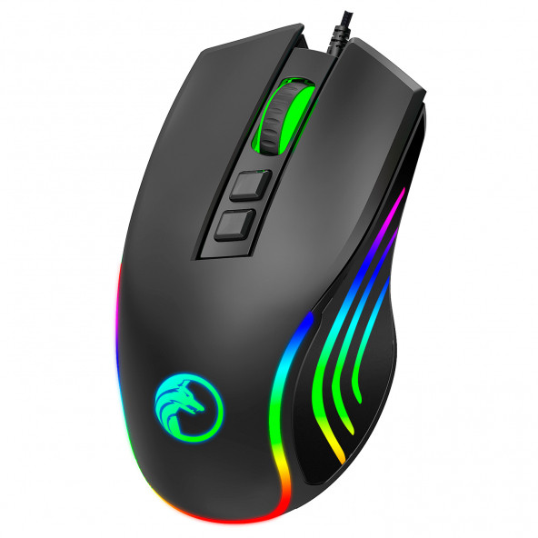Gametech Prime Makro Tuşlu 12800 Dpı Rgb Led Işıklı Gaming Oyuncu Mouse - 3