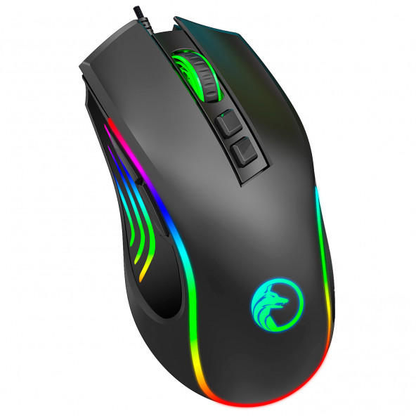 Gametech Prime Makro Tuşlu 12800 Dpı Rgb Led Işıklı Gaming Oyuncu Mouse - 5