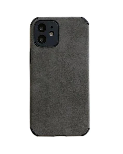 iPhone 11 Pro Max Köşe Korumalı Antik Deri Telefon Kılıfı - Resim 3