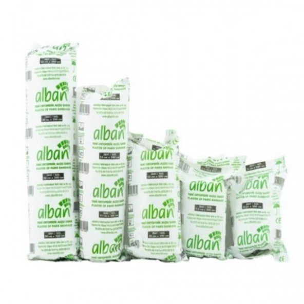 Alçılı Sargı Bezi 10 cm 2 Mt. - 2