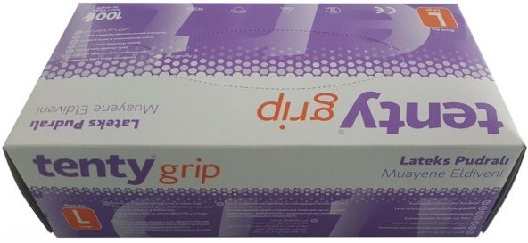 Lateks Muayene Eldiveni Pudralı 100 lü (Large) - 2