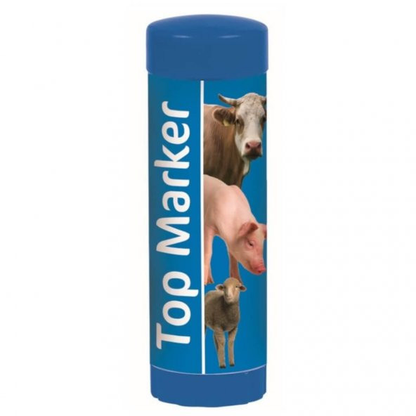Top Marker Hayvan İşaretleme Kalemi Mavi