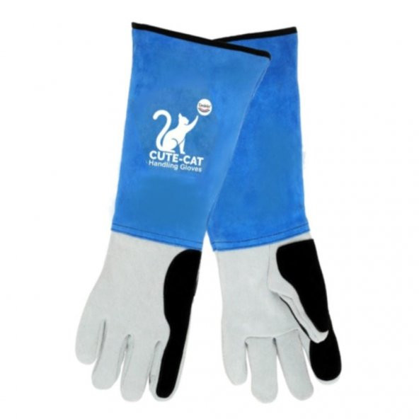 Veteriner Kedi Tutma Yakalama Eldiveni Deri