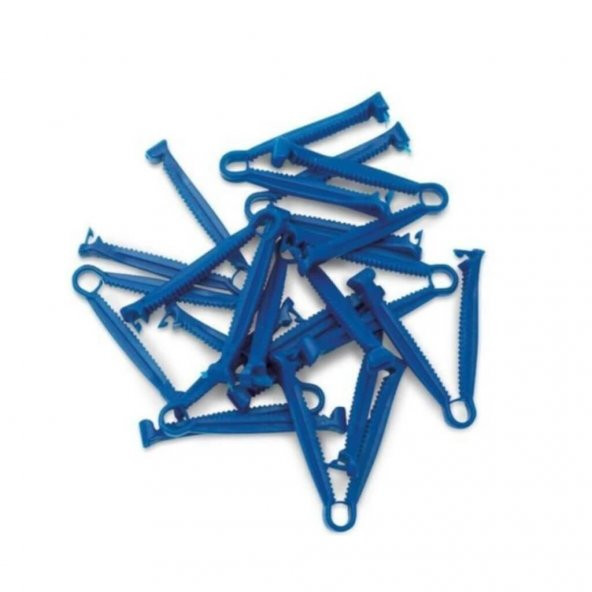 Göbek Bağı Klipsi Buzağı Göbek Kordon Mandalı 24 Adet - Resim 2