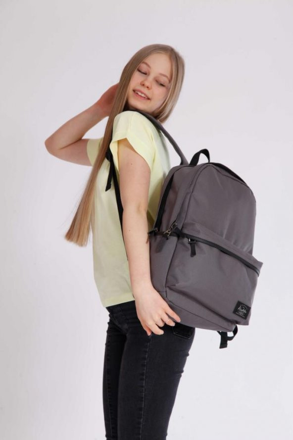 Kaukko Basic Sırt Çantası Gri K1291 - 5