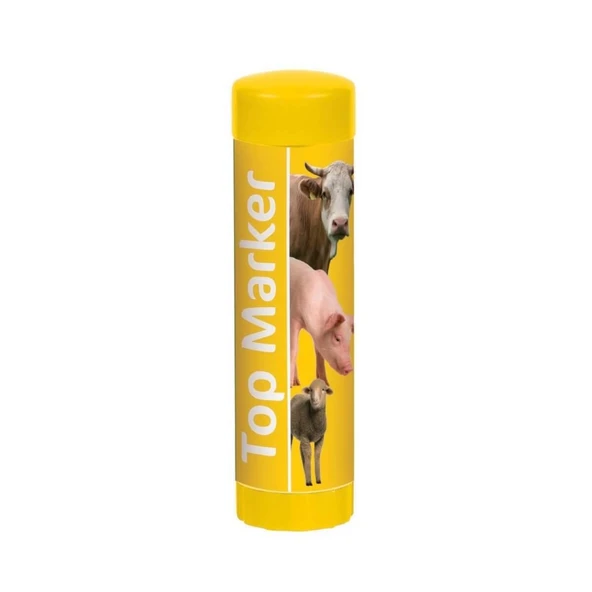 Top Marker Hayvan İşaretleme Kalemi Sarı