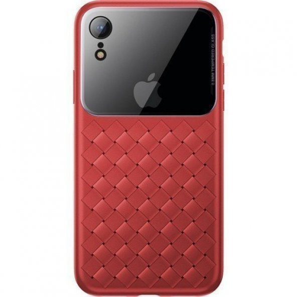 Baseus Weaving Case Series iPhone Xr Hasır Desenli Kılıf WIAPIPH61-BL