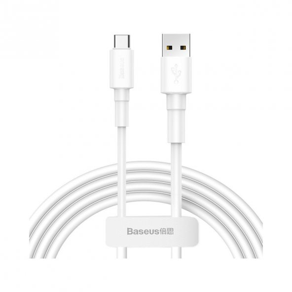 Baseus Mini White 3A Type-C Kablo 1m Beyaz