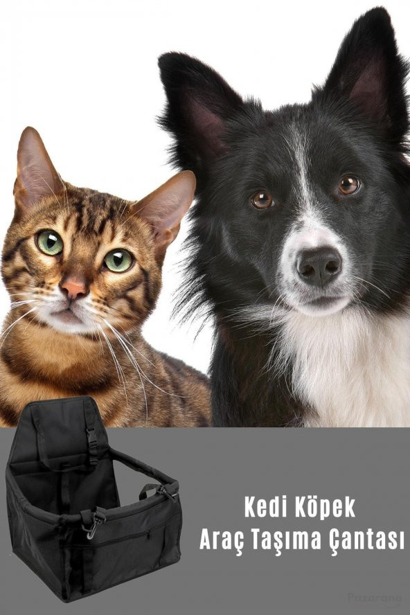 Evcil Hayvan Araç Koltuk Askılı Puset Kedi Köpek Seyahat Taşıma Kutusu Kafesi Kedi Köpek Evi Çantası - 6