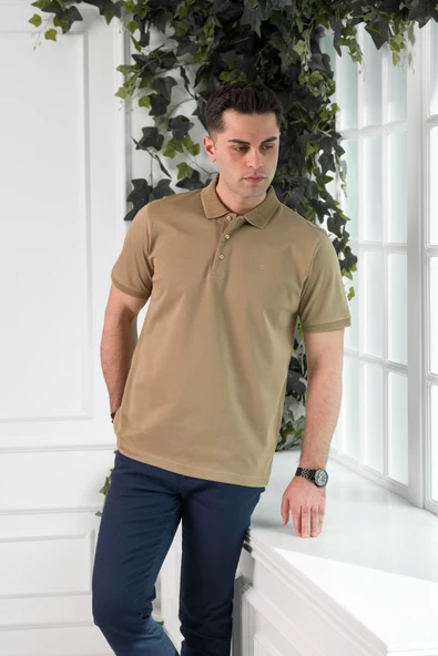 ECER REGULAR FİT LACOST KUMAŞ POLO YAKA PAMUKLU ERKEK T-SHİRT - 4