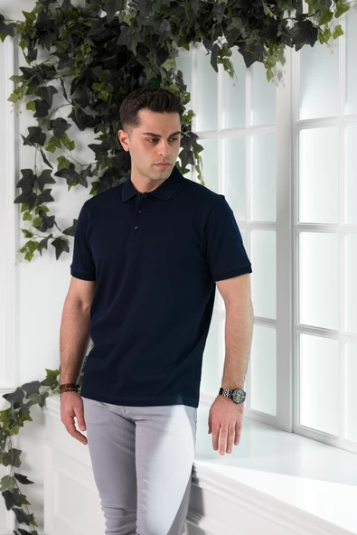 ECER REGULAR FİT LACOST KUMAŞ POLO YAKA PAMUKLU ERKEK T-SHİRT - 8