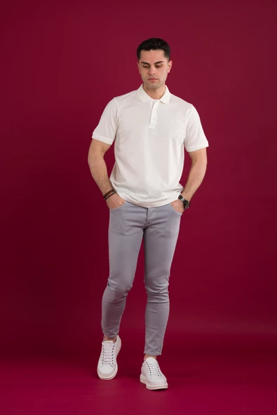 ECER REGULAR FİT LACOST KUMAŞ POLO YAKA PAMUKLU ERKEK T-SHİRT - 10