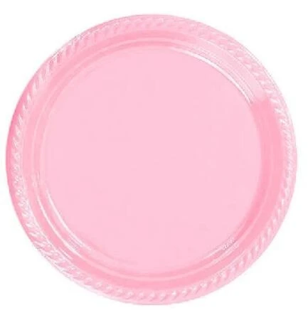 Benim Marifetlerim Pembe Plastik Tabak 25 Adet 22 cm ürün görseli