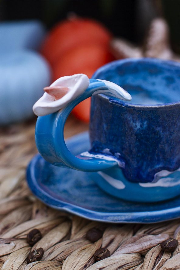 Küçüçük Gemi Tek Kişilik Kahve Fincanı - Resim 2