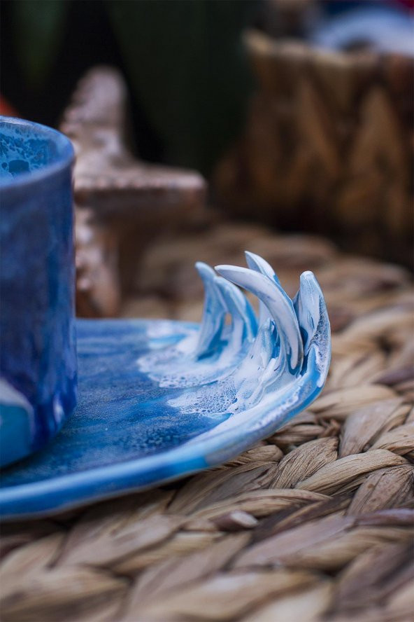 Küçüçük Gemi Tek Kişilik Kahve Fincanı - Resim 3