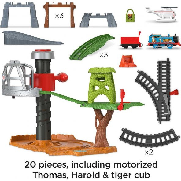 Orjinal Fisher Price Thomas ve Arkadaşları Sodor Safari Kurtarma Görevi Thomas&Friends GXH06 - 6