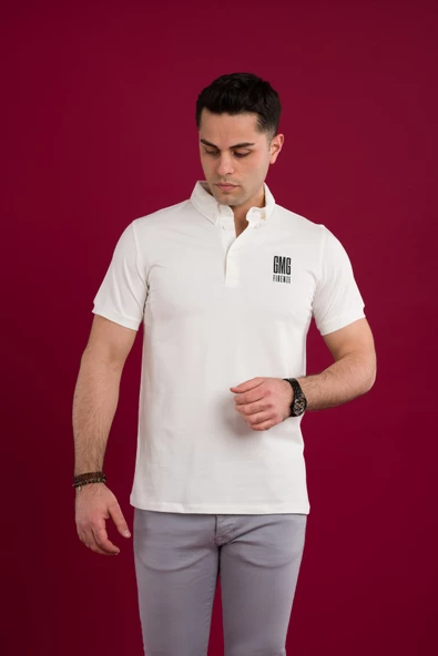 SLİMFİT POLO YAKA PENYE PAMUKLU ERKEK T-SHİRT - 3