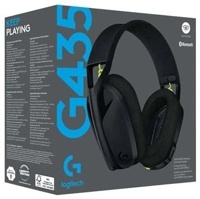 Logitech G435 LightSpeed Kablosuz Gaming Kulaklık Siyah 981-001050 - 4